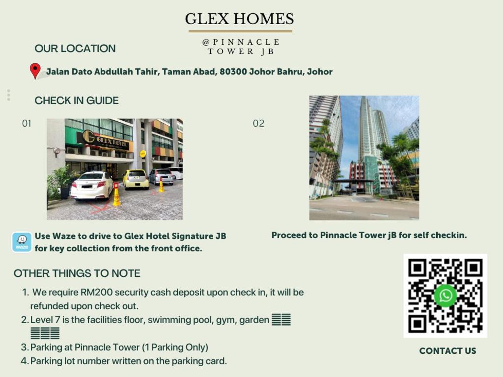 Glex Homes, Pinnacle Tower Johor Bahru Exteriör bild